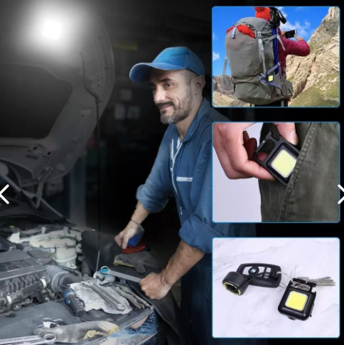 Mini Linterna LED Multifunción 5 en 1.